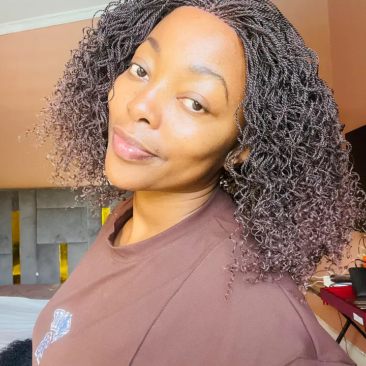 The Malaika Curls | Curly Minitwist Closure Wig | Wigs by L