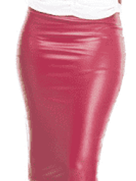 A Line Suede Skirt